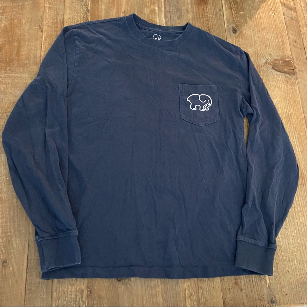 Ivory Ella Shirt Long Sleeve Shirt Iconic Elephant Logo Organic Cotton Tee Small